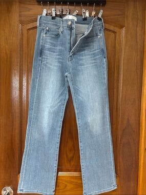 AYR Light Blue Straight-Leg Jeans
